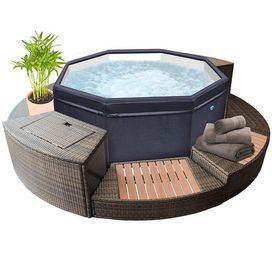 Usztywnione Jacuzzi Ogrodowe + Komplet Mebli