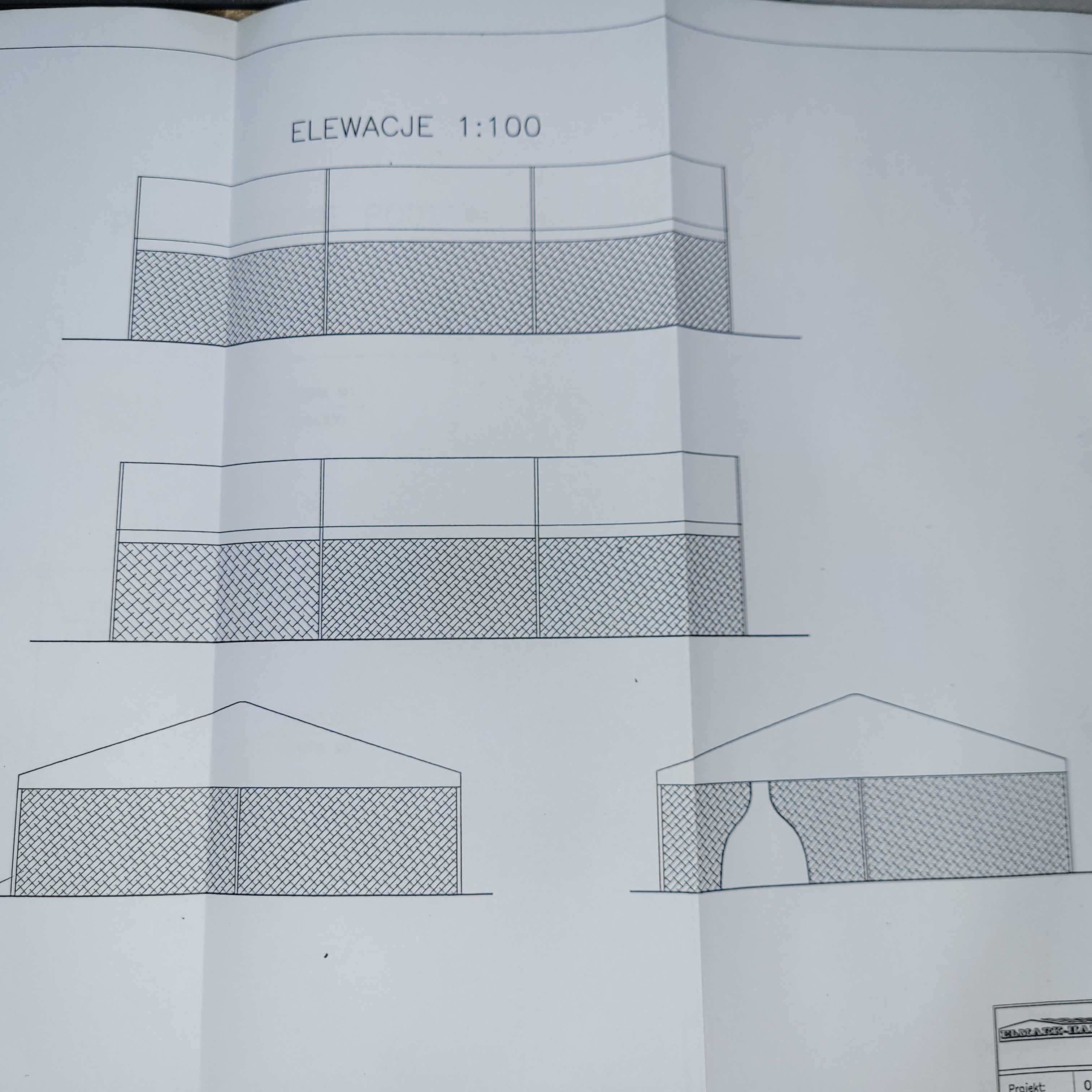 konstrukcja hali namiotowej 150m2