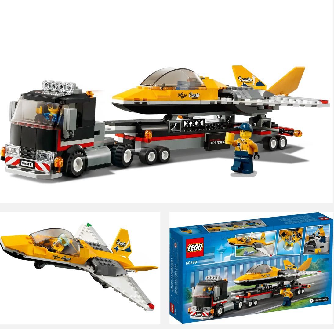 Zestaw LEGO® City Transporter odrzutowca pokazowego (60289
