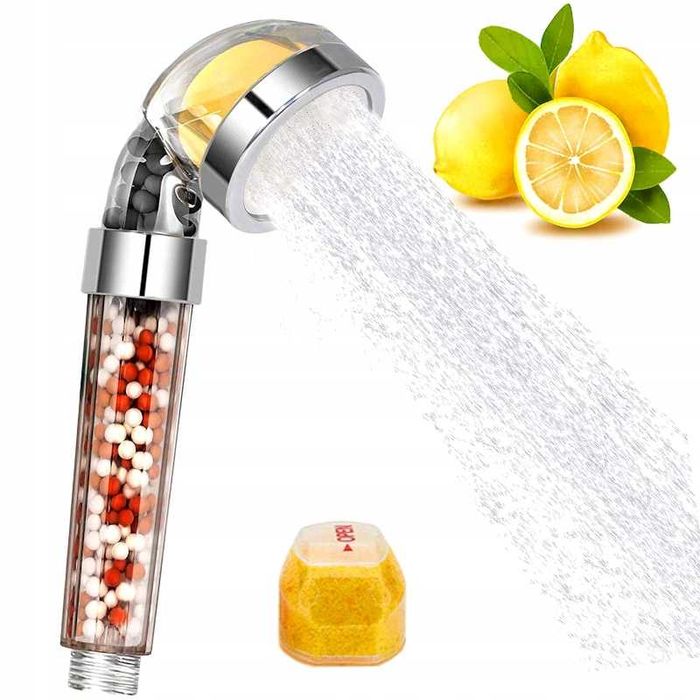 WIELOFUNKCYJNA filtrująca słuchawka prysznicowa  OSZCZĘDZAJĄCA WODĘ