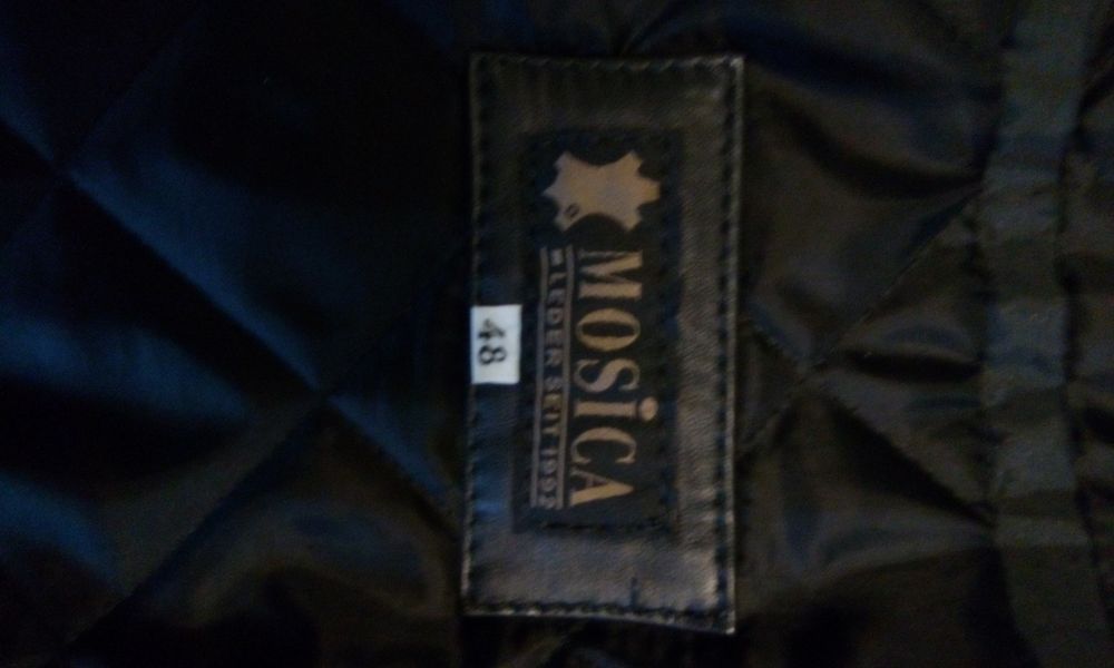 Płaszcz damski ze skóry