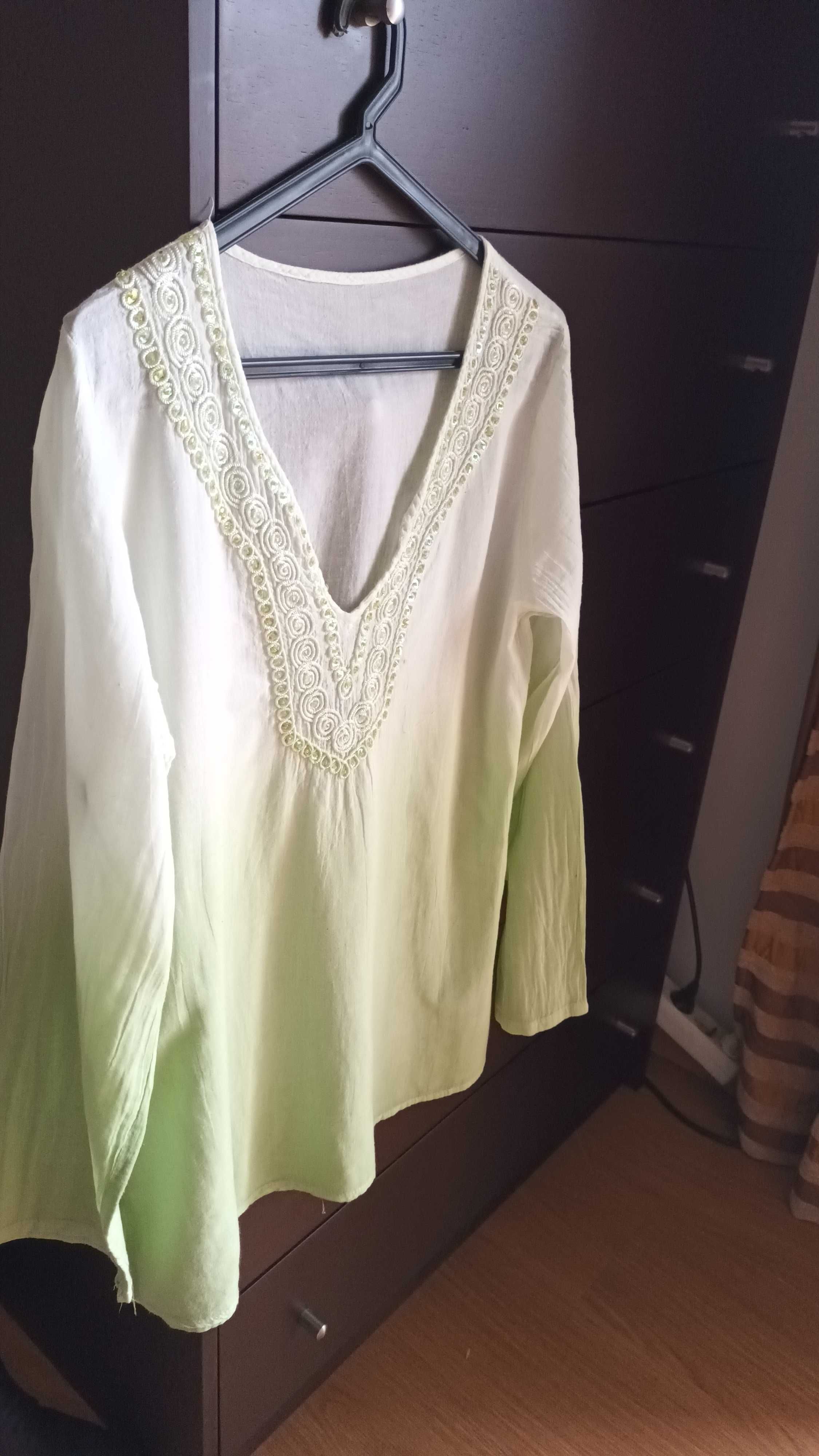 Túnica  em verde