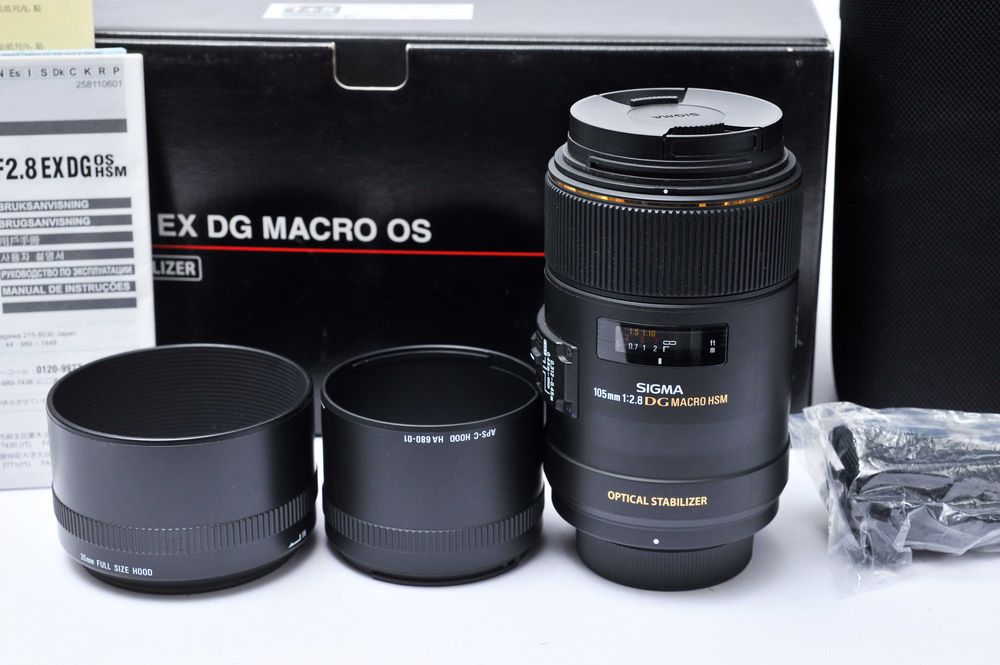 Sigma 105mm f2.8 EX DG Macro OS p/ Nikon