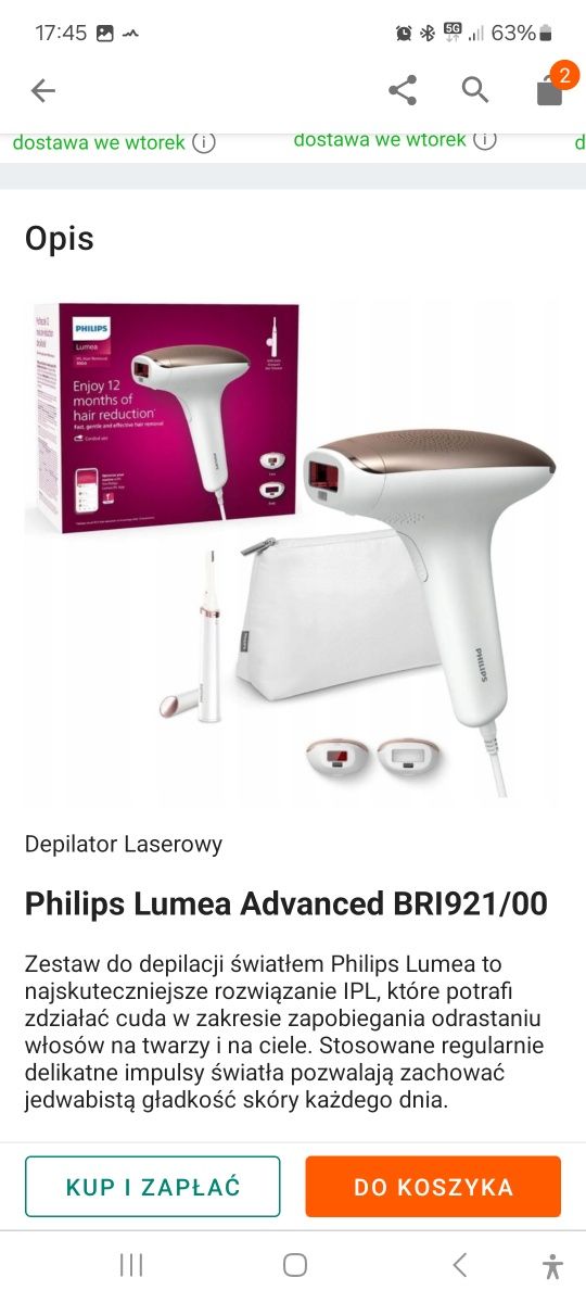 Laser Philips Lumea