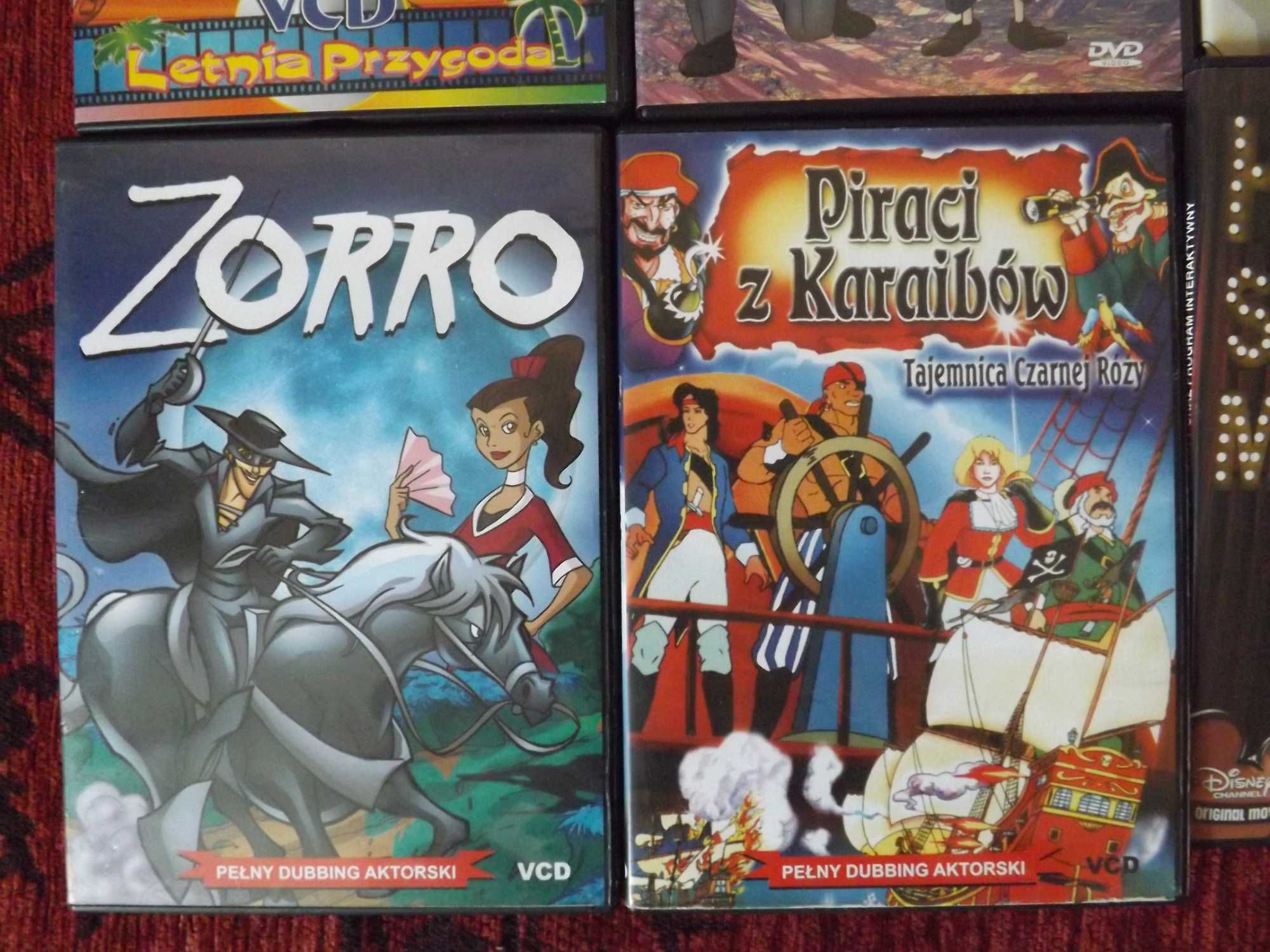 Piraci, zorro, robin Verne, herkules zestaw bajek klasyka filmy