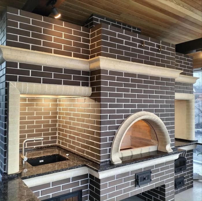 Строительство печей барбекю комплексов и беседок зон отдыха