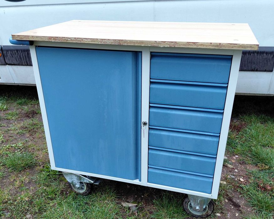 Wózek szafka narzędziowa metalowa Fetra