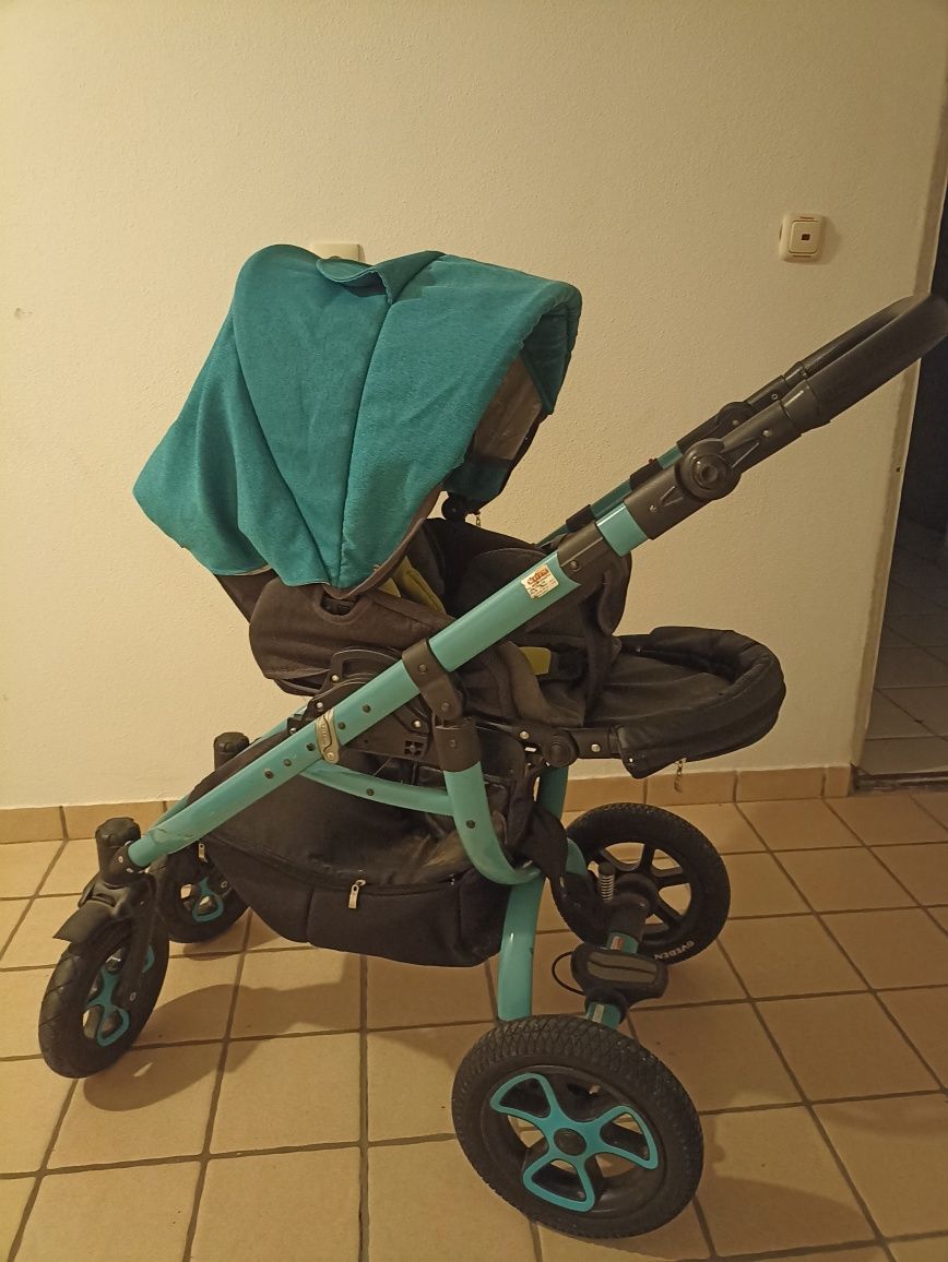 Sprzedam wózek 3w1 z adapterami