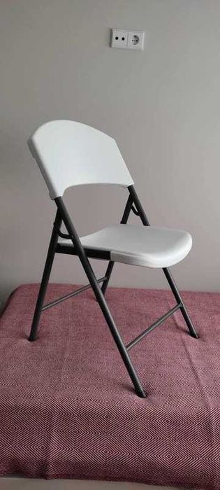 Cadeira Branca dobrável com encosto, Lifetime