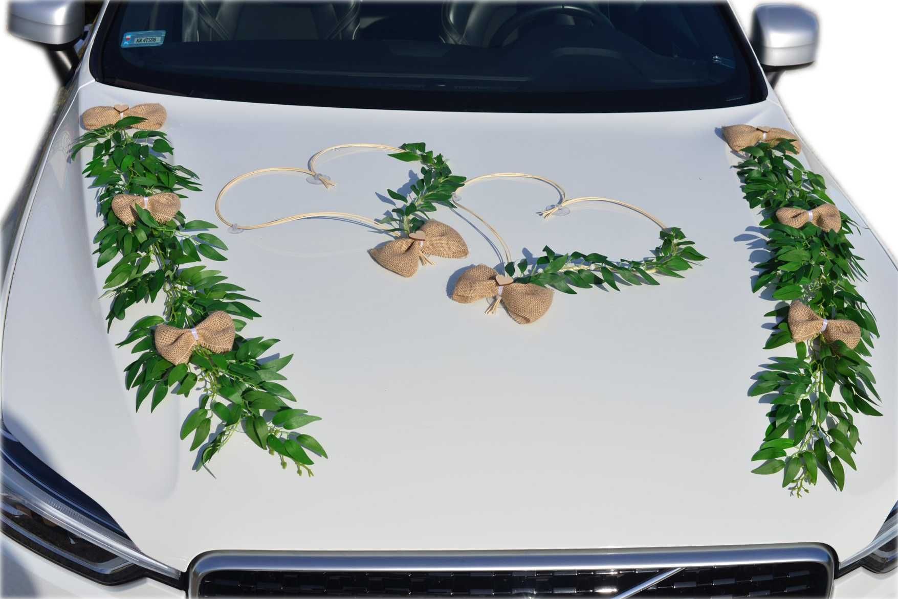 TWÓJ ŚLUB Twoja dekoracja na samochód do ślubu wesele ozdoba 331