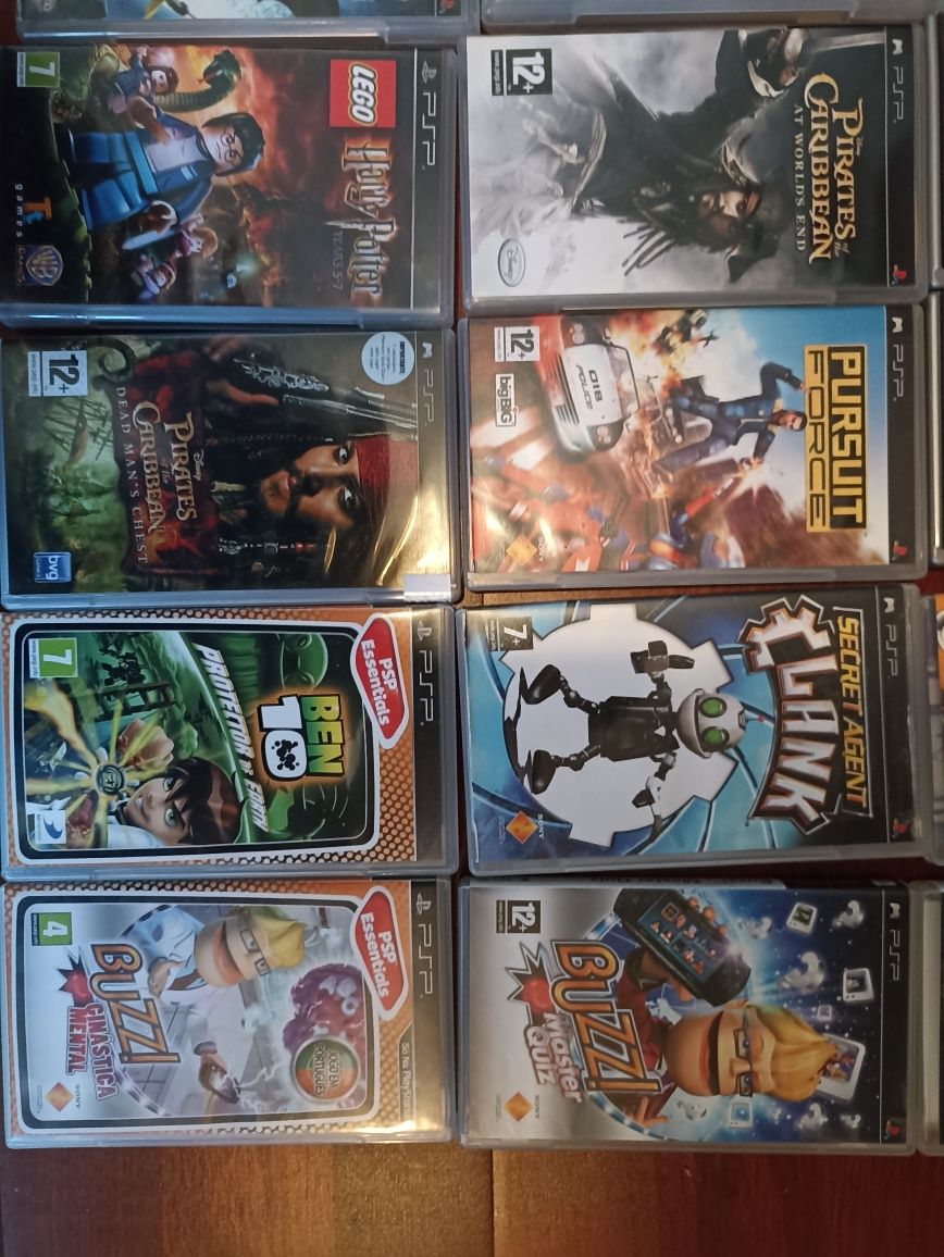 Jogos da PSP unitário ou conjunto