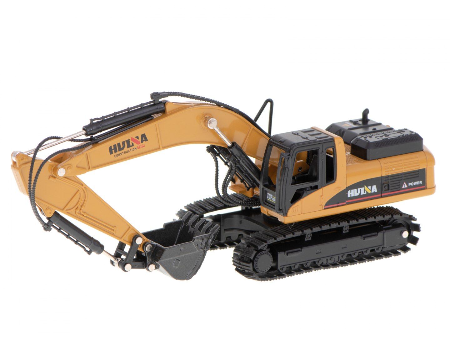 Koparka z łyżką na gąsienicach model z metalu Die-Cast H-toys 1:50