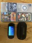 PSP e-1004 4 gry plus etui