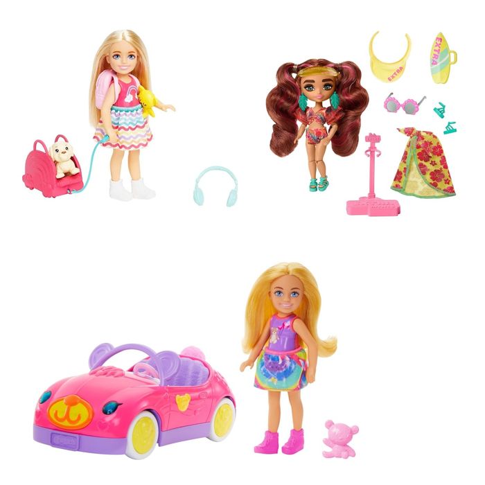 Barbie Travel Барбі Челсі чемодан ведмедик Тедді