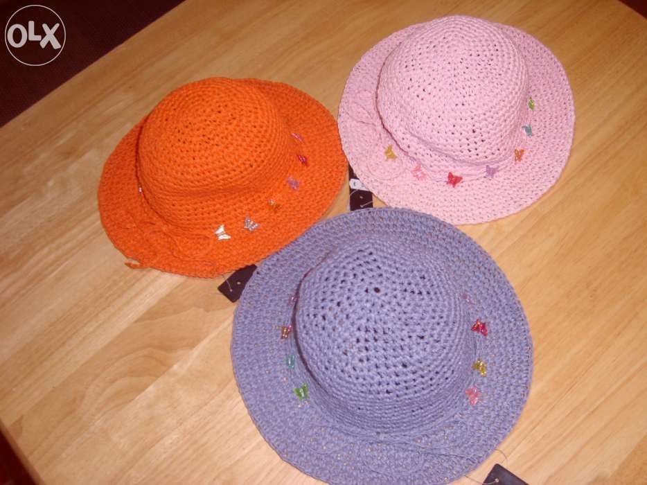 Conjunto de 3 chapéus de menina