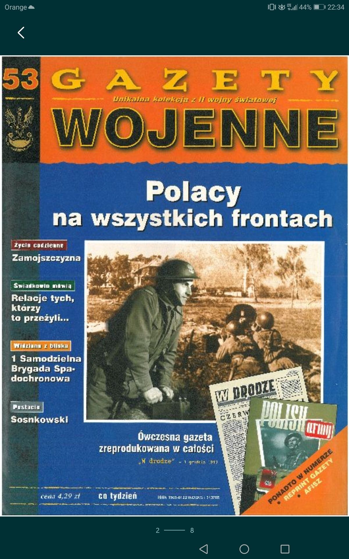 Zestaw Gazety wojenne