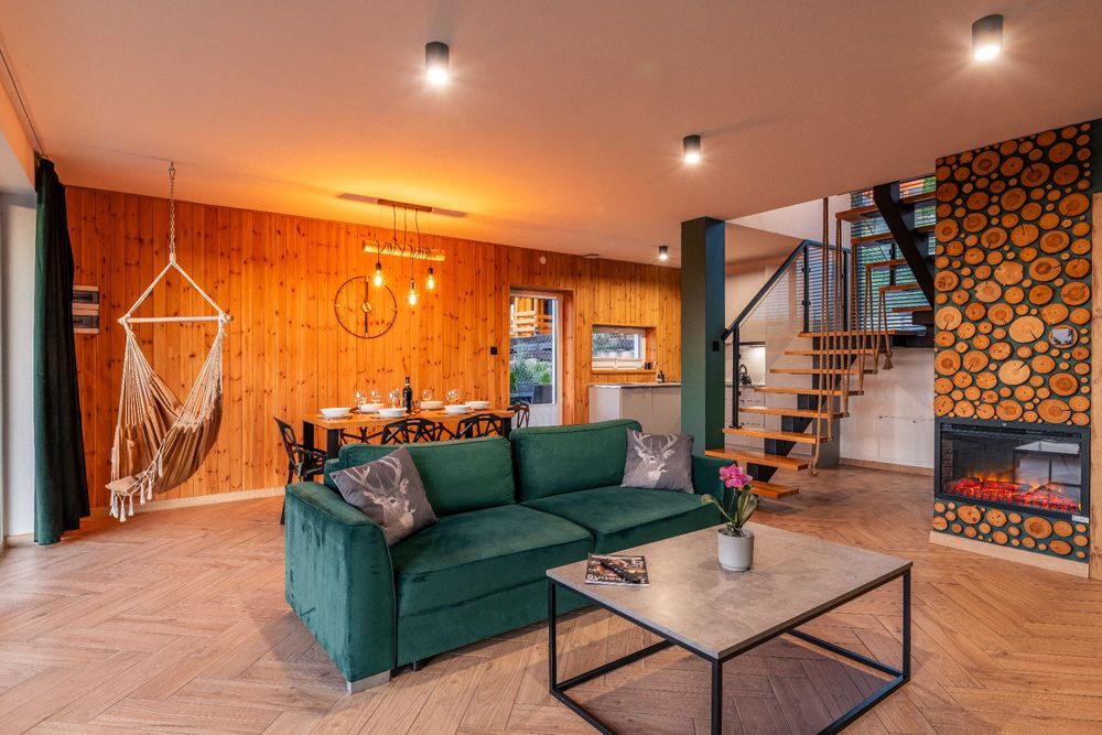 Noclegi Domki całoroczne w centrum Soliny 4 sypialnie Sylwester Święta