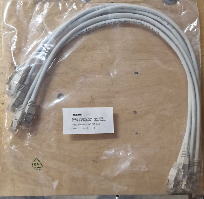 Gniazda RJ45 i patchkordy