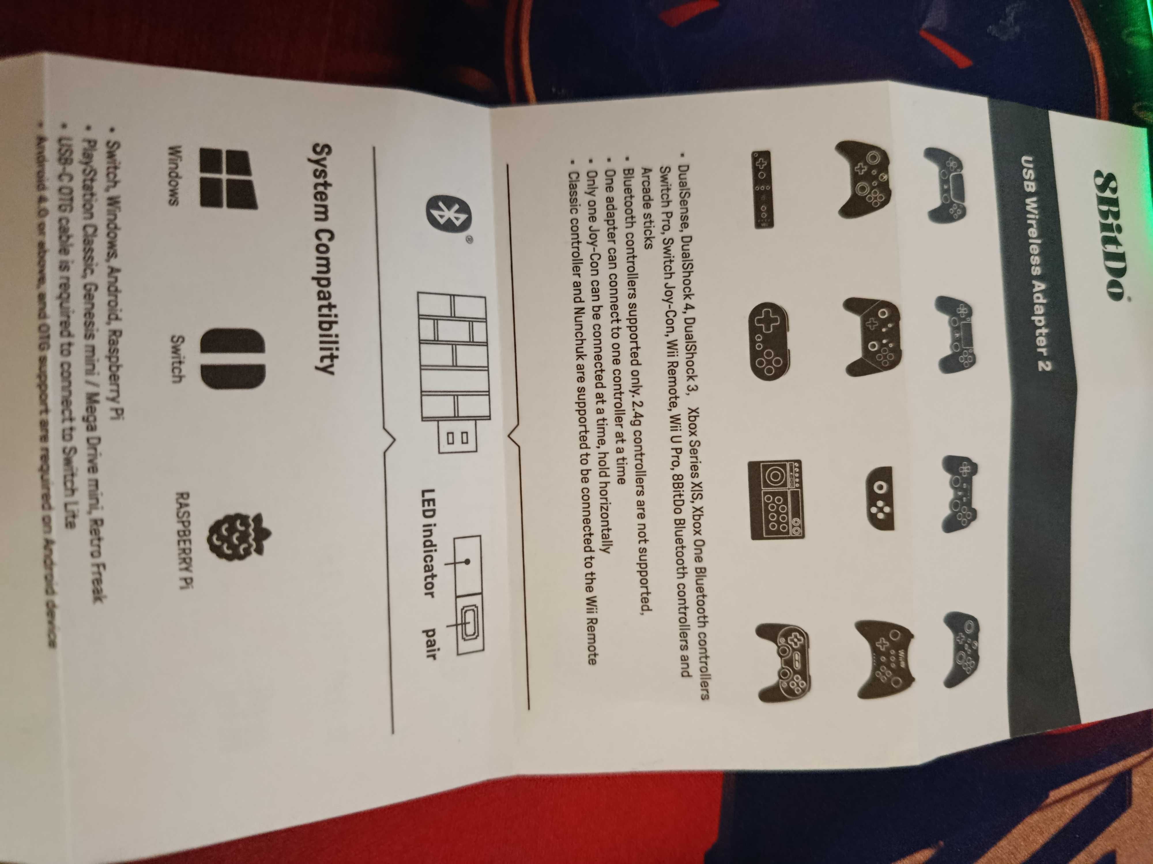 8bitdo USB Wiraless Adapter 2