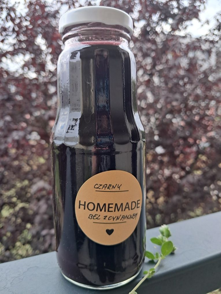 Syrop  z owoców  czarnego  bzu z cynamonem cejlońskim