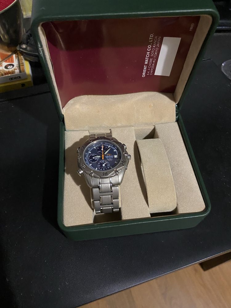 Relógio Orient Titanium Novo, Nunca Usado, ACEITO TROCAS