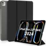 EasyAcc Etui do iPada Pro 13 M4 (2024), ultra cienkie półprzezroczyste