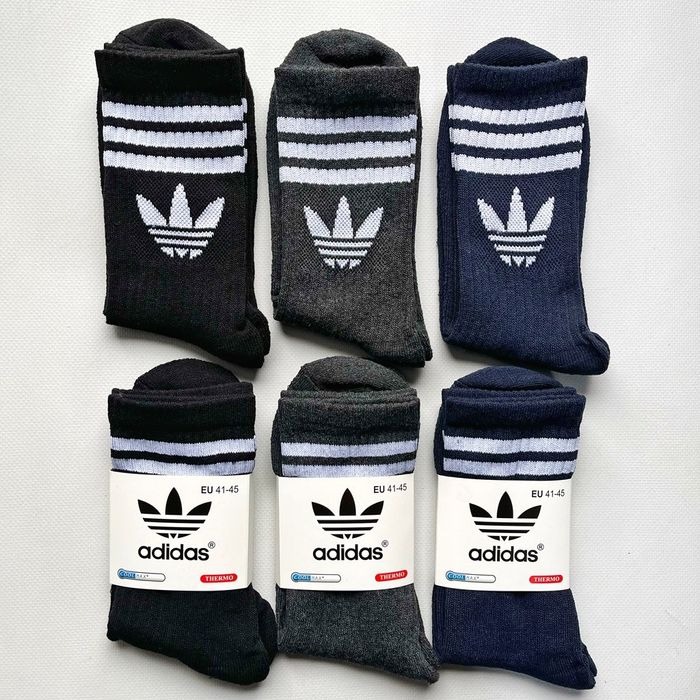 Набір махрових носков Adidas / Носки адидас | 12 пар - 270