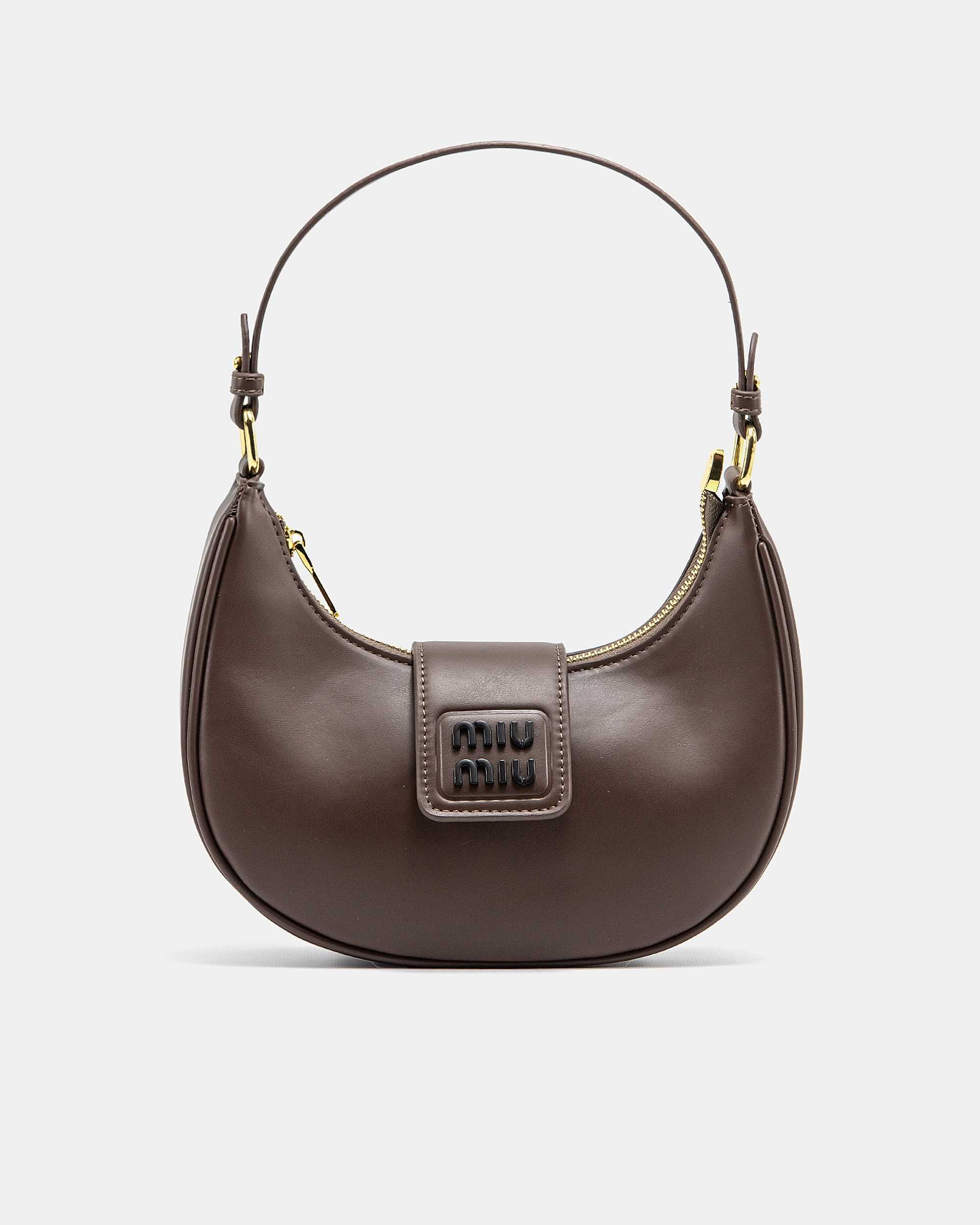 Сумка Miu Miu Hobo Bag Brown LUXE