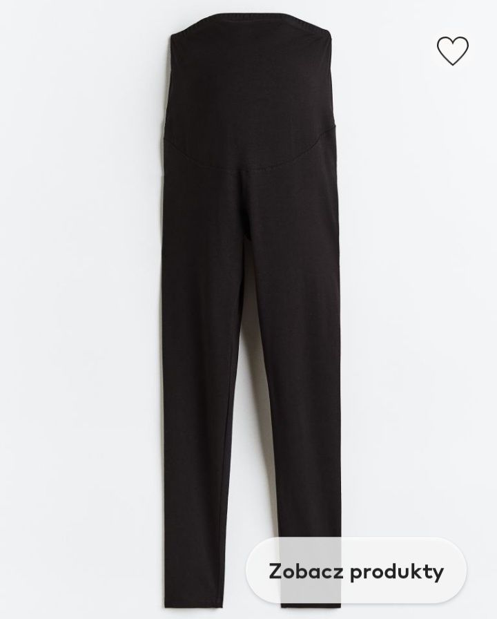 H&M MAMA Dżersejowe legginsy XL