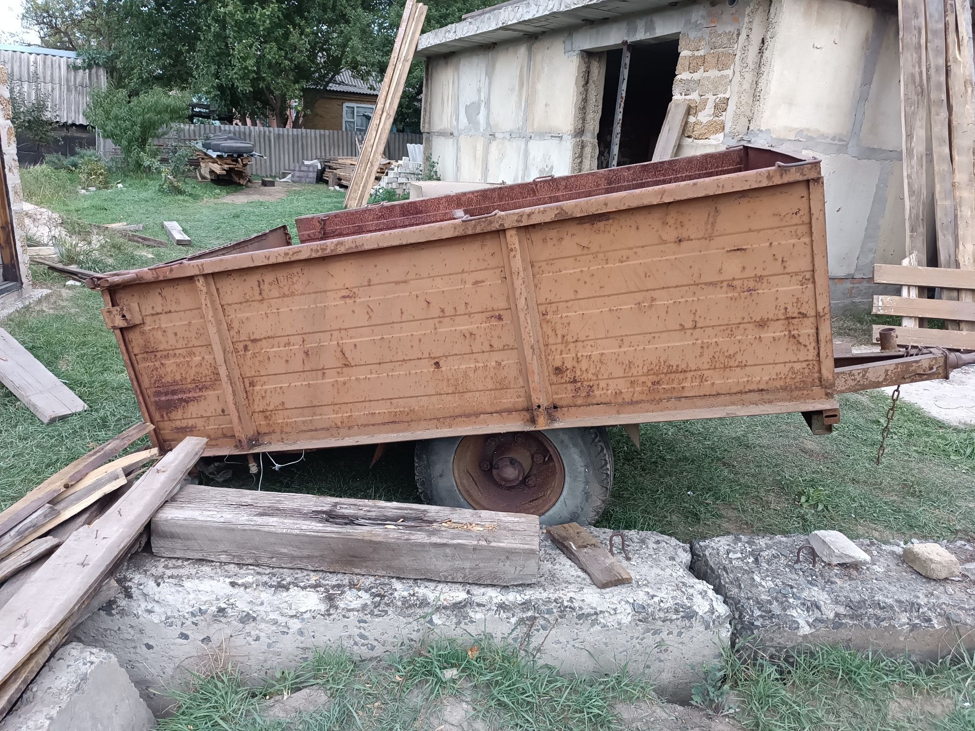 Продам одноосный прицеп к трактору.