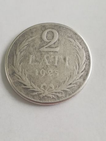 Монета 2 LATI, 1925 року