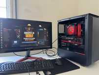 PC gaming ASUS RTX 3060 ti + monitor e rato