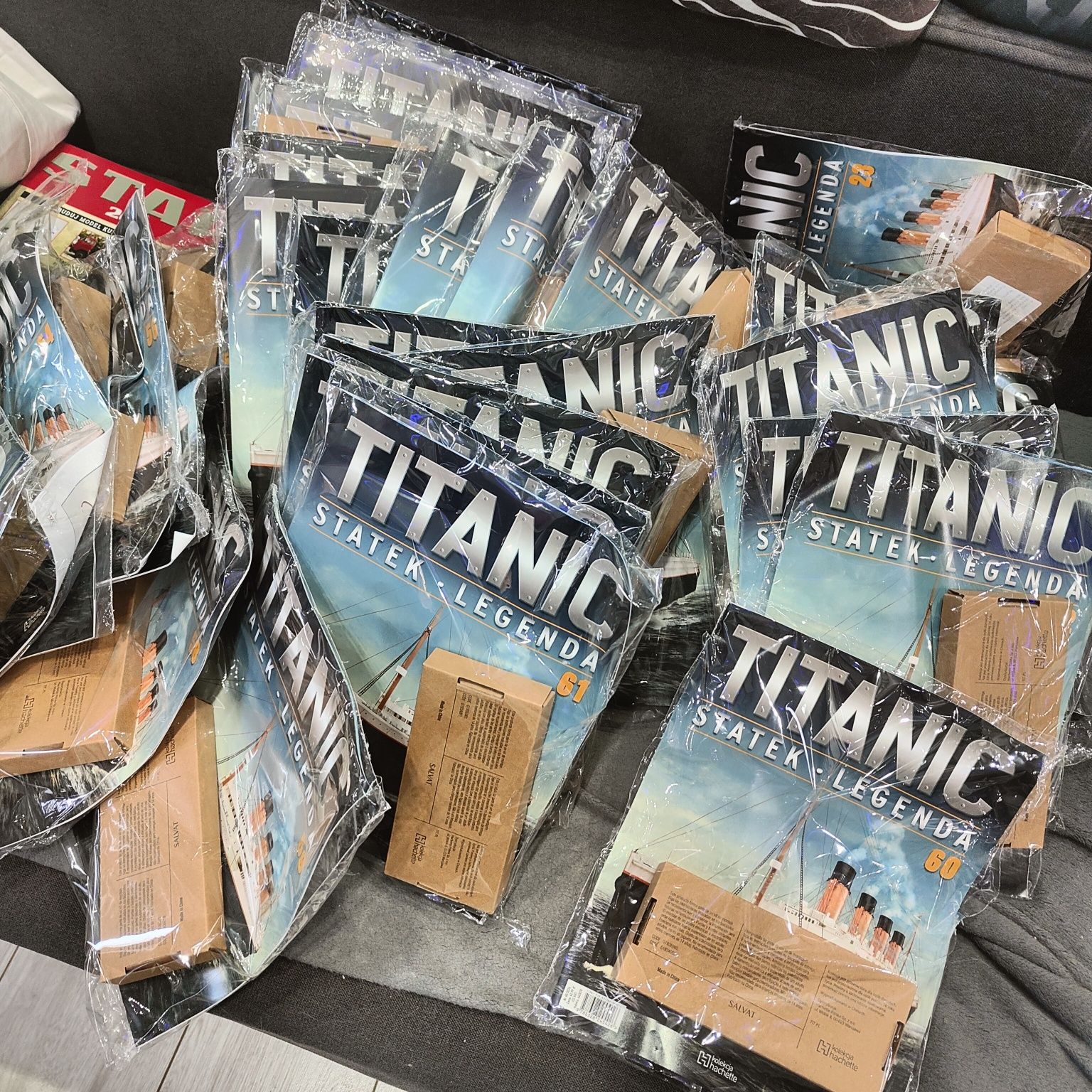 Titanic hachette gazetki 23 42 do 77 kolekcja statek