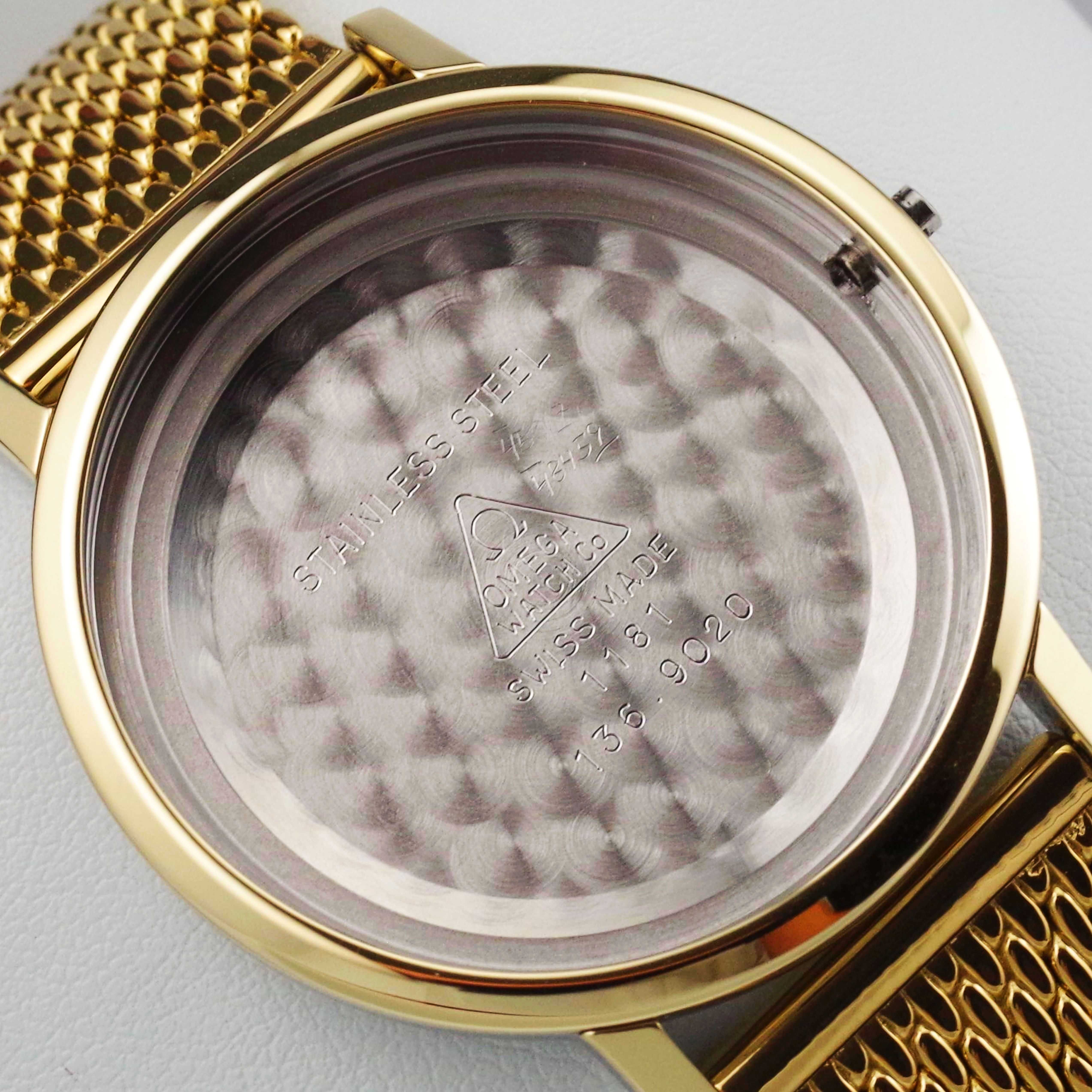 OMEGA GENEVE zegarek męski 14K / SS kaliber 1030 VINTAGE 1975 XL