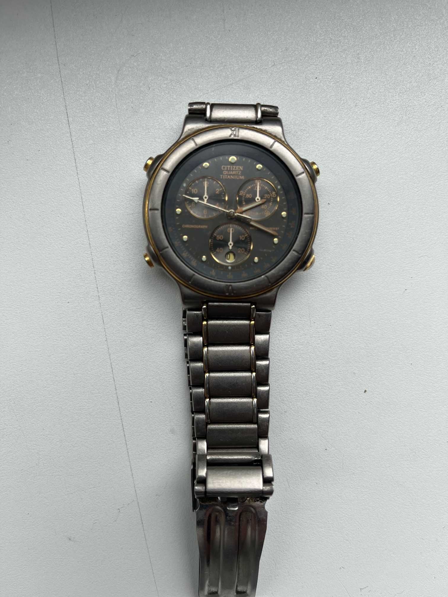 Наручные часы Ситизен  3560  Quartz Chronograph NOS Titanium