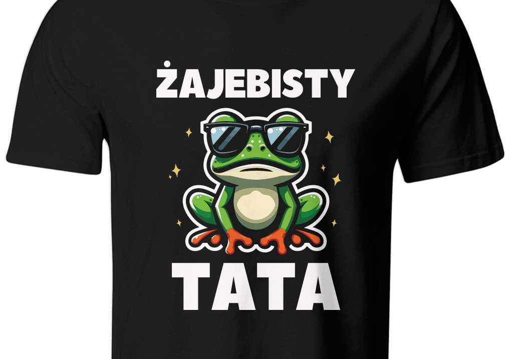 Koszulka Żajebisty Tata. Prezent na Dzień Ojca, roz. S-XXL tutaj S