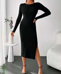 Sukienka midi czarna 38