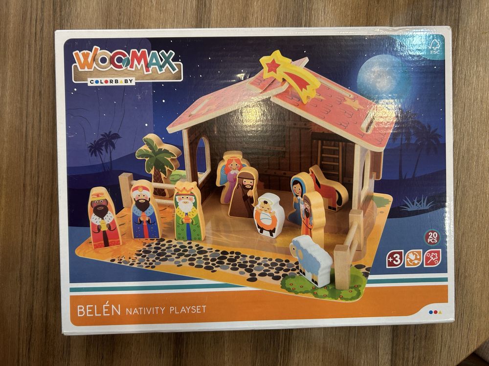 Presépio de Natal criança
