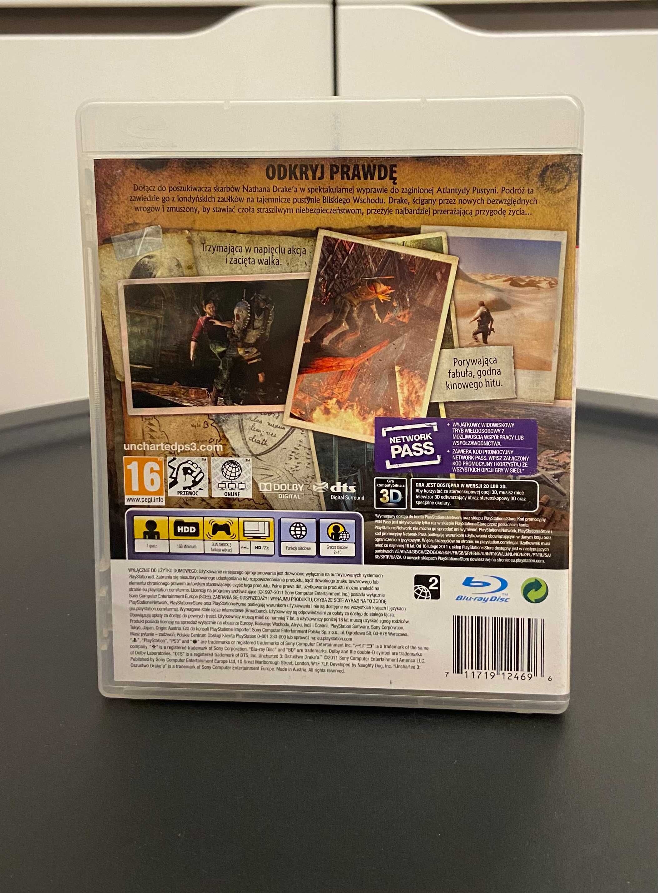 Uncharted 3 - PS3 (PL Dubbing)