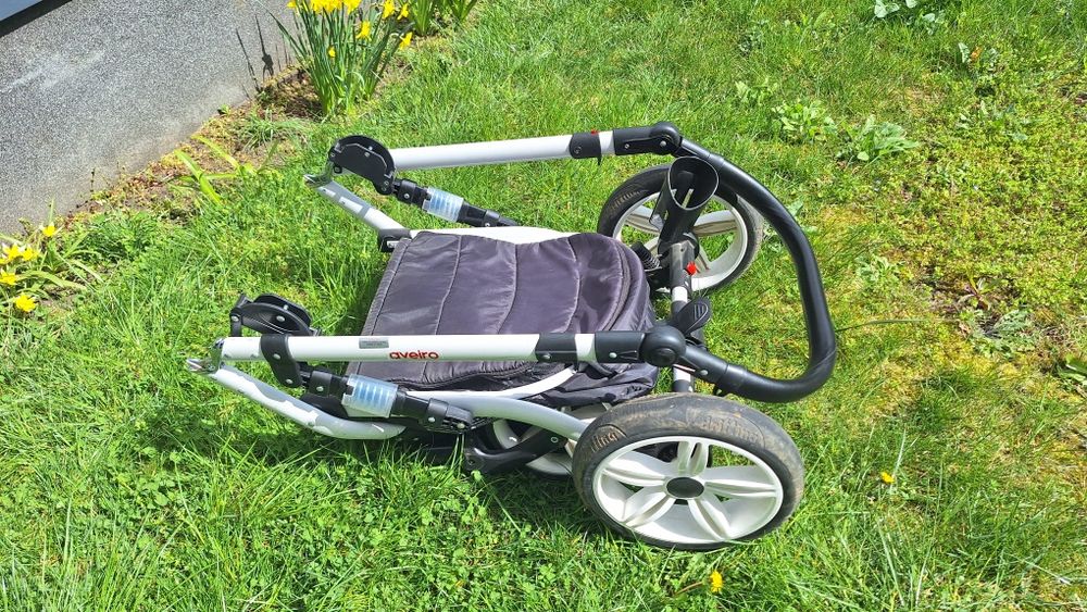 Babe Boss 3w1 aveiro szaro-zielony