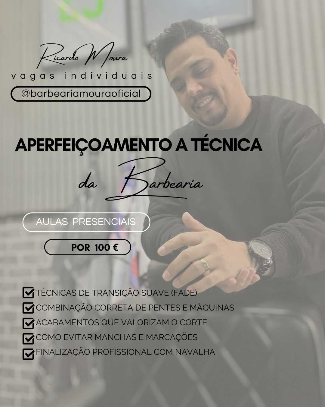 Curso de Barbeiro para Iniciante e Aperfeiçoamento