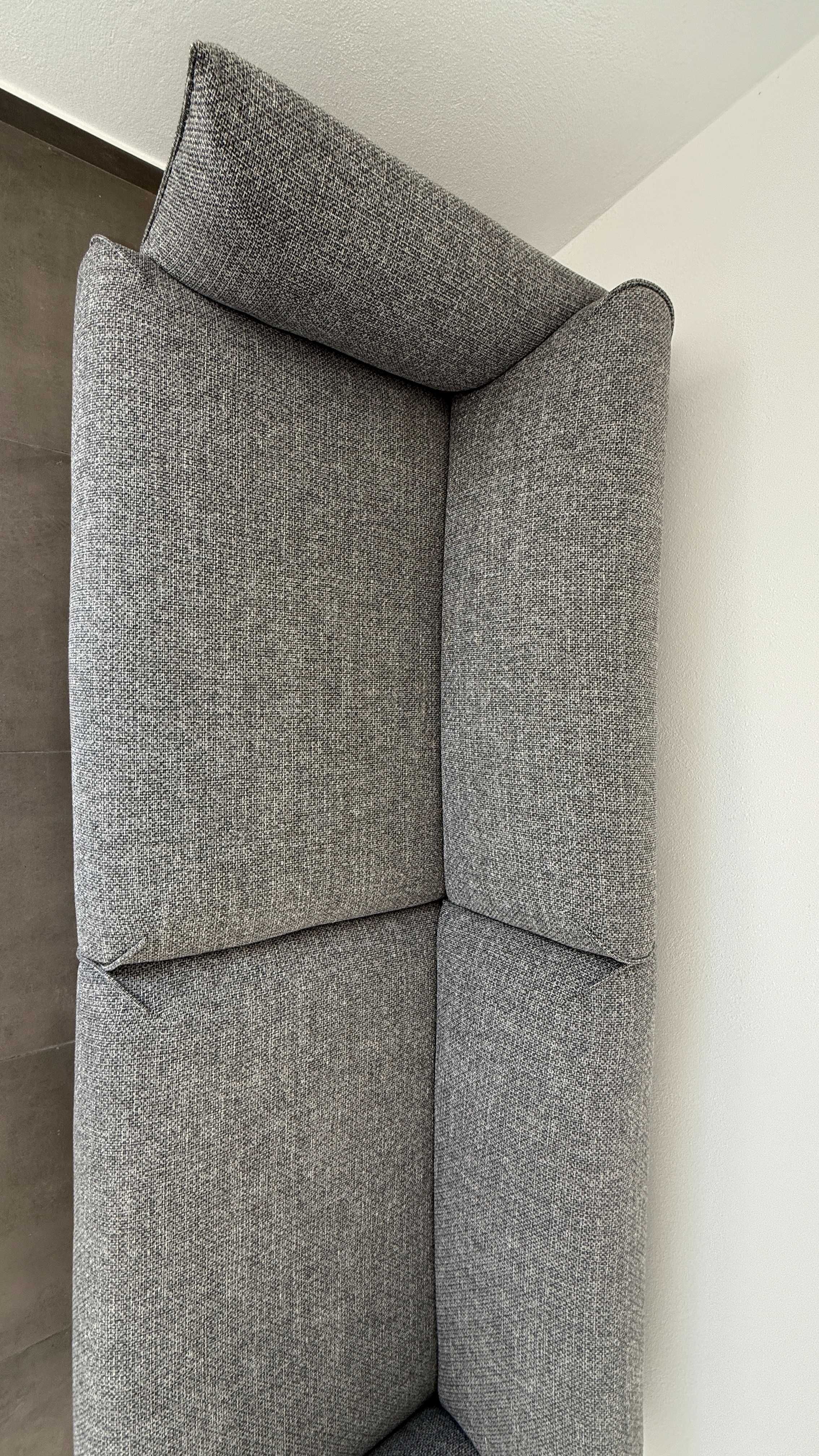 Sofa 3 lugares cinzento como novo