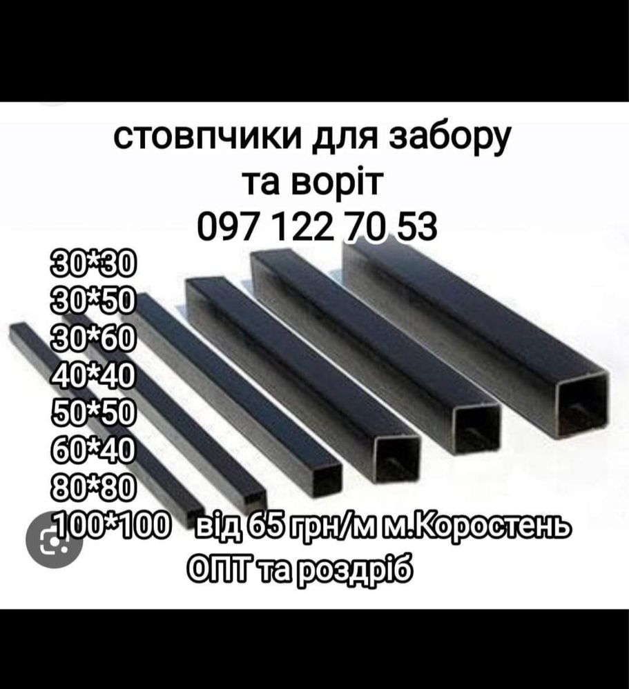 Продам профільну(квадратну) трубу