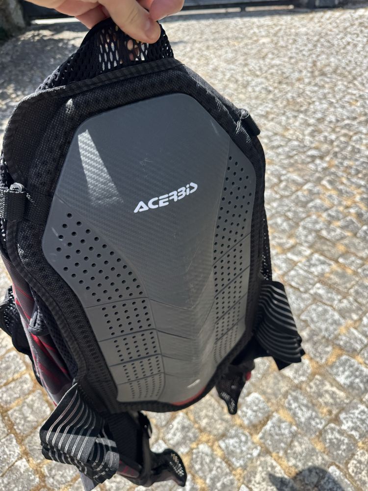 Botas e colete de protecao Enduro Moto