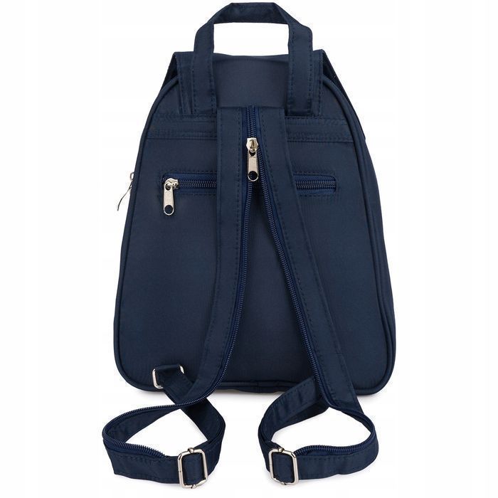 Plecak plecaczek damski mały lekki wodoodporny elegancki granat