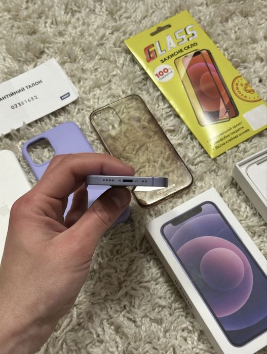 Apple iPhone 12 mini 256GB Purple ~ 90% Neverlock