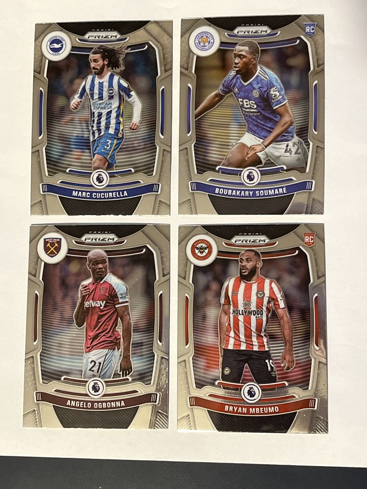 Karty Panini Prizm Premier League 2021 - 4 sztuki