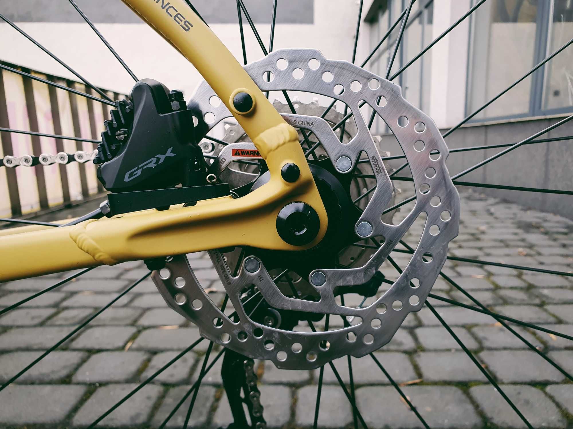 Romet Aspre 2.0, żółty, rozm. 48, 54, 56, gravel, shimano grx, 2024