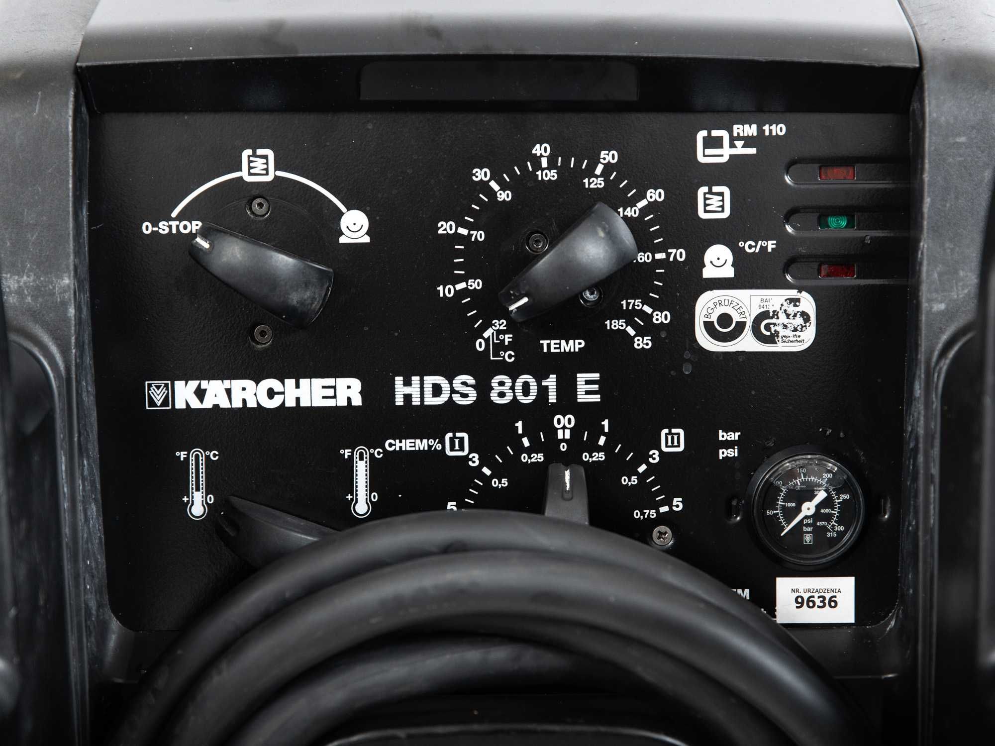 MYJKA CIŚNIENIOWA KARCHER HDS 801 E 24kW 150bar 740l/h 400V 9000 netto