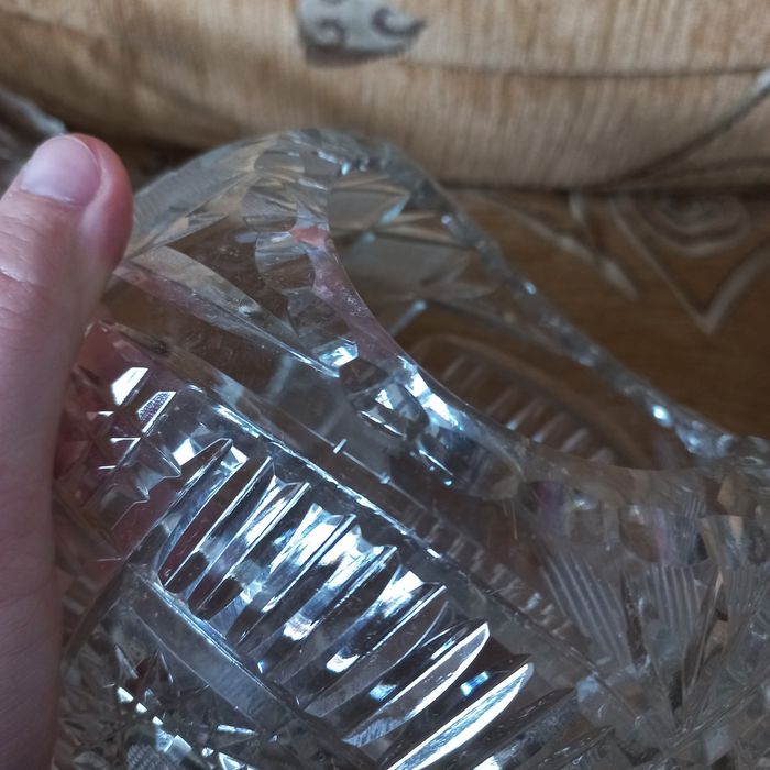 Zestaw kryształowych koszyków